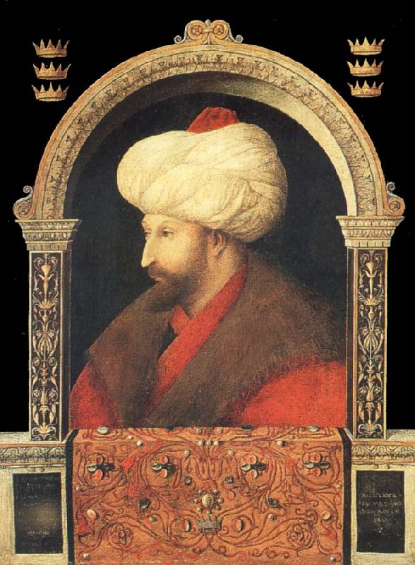 Gentile Bellini Mehmed II oil painting picture
